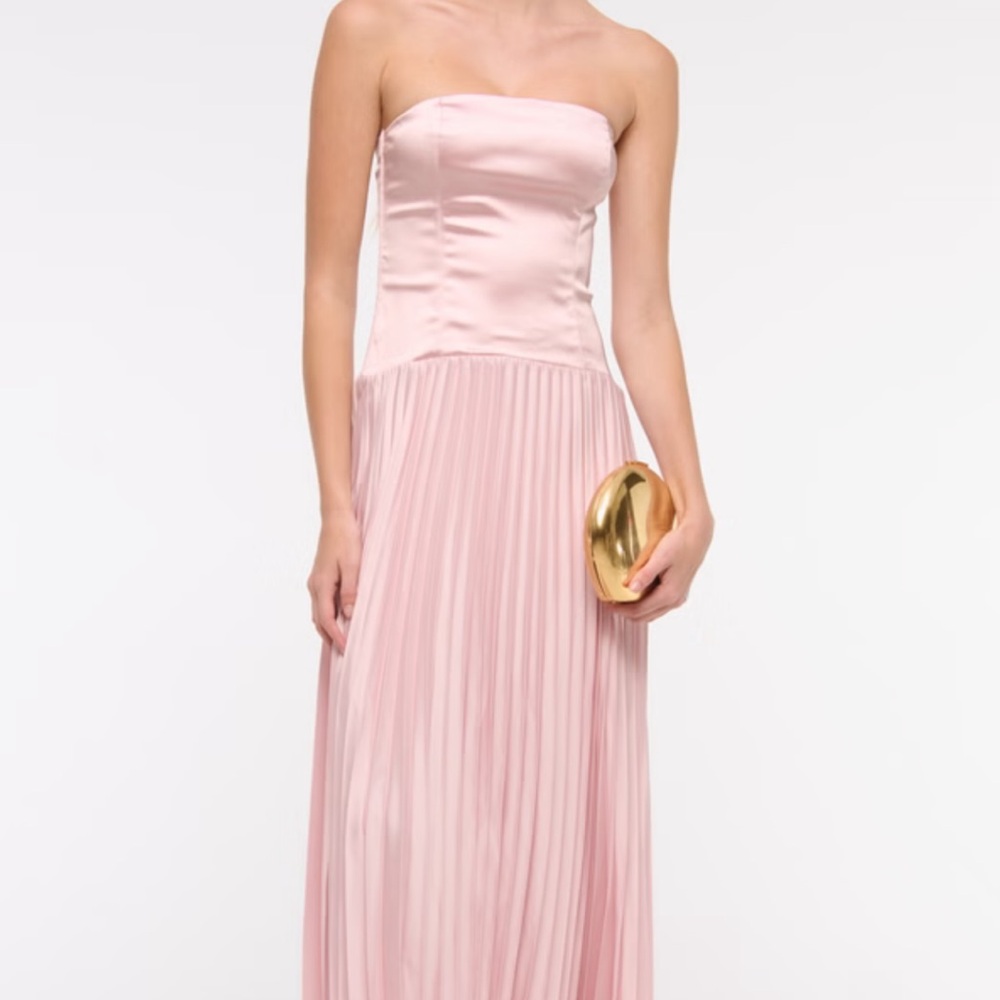 Abercrombie & Fitch Pink Strapless Gown